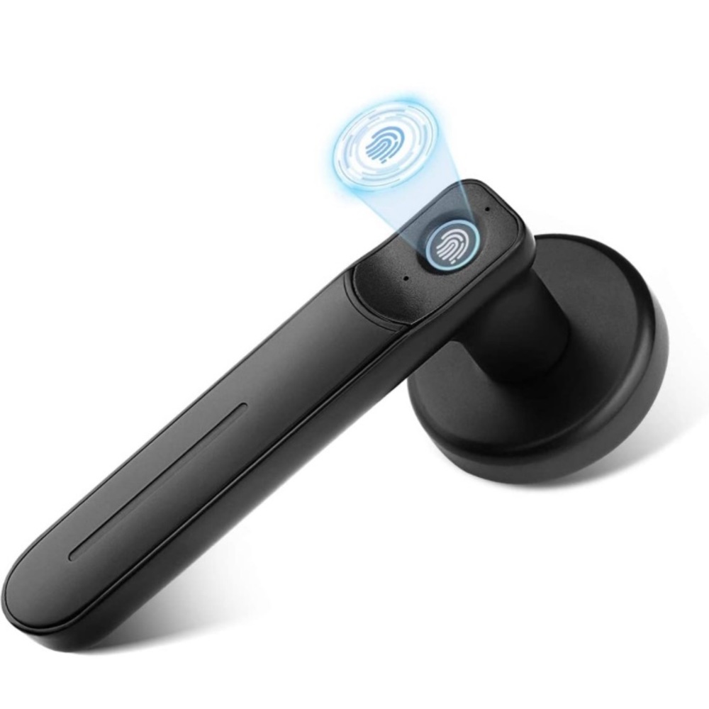 Manhaoya Smart Fingerprint Door Lock w/Biometric,Keyless Entry Mechanical Handle